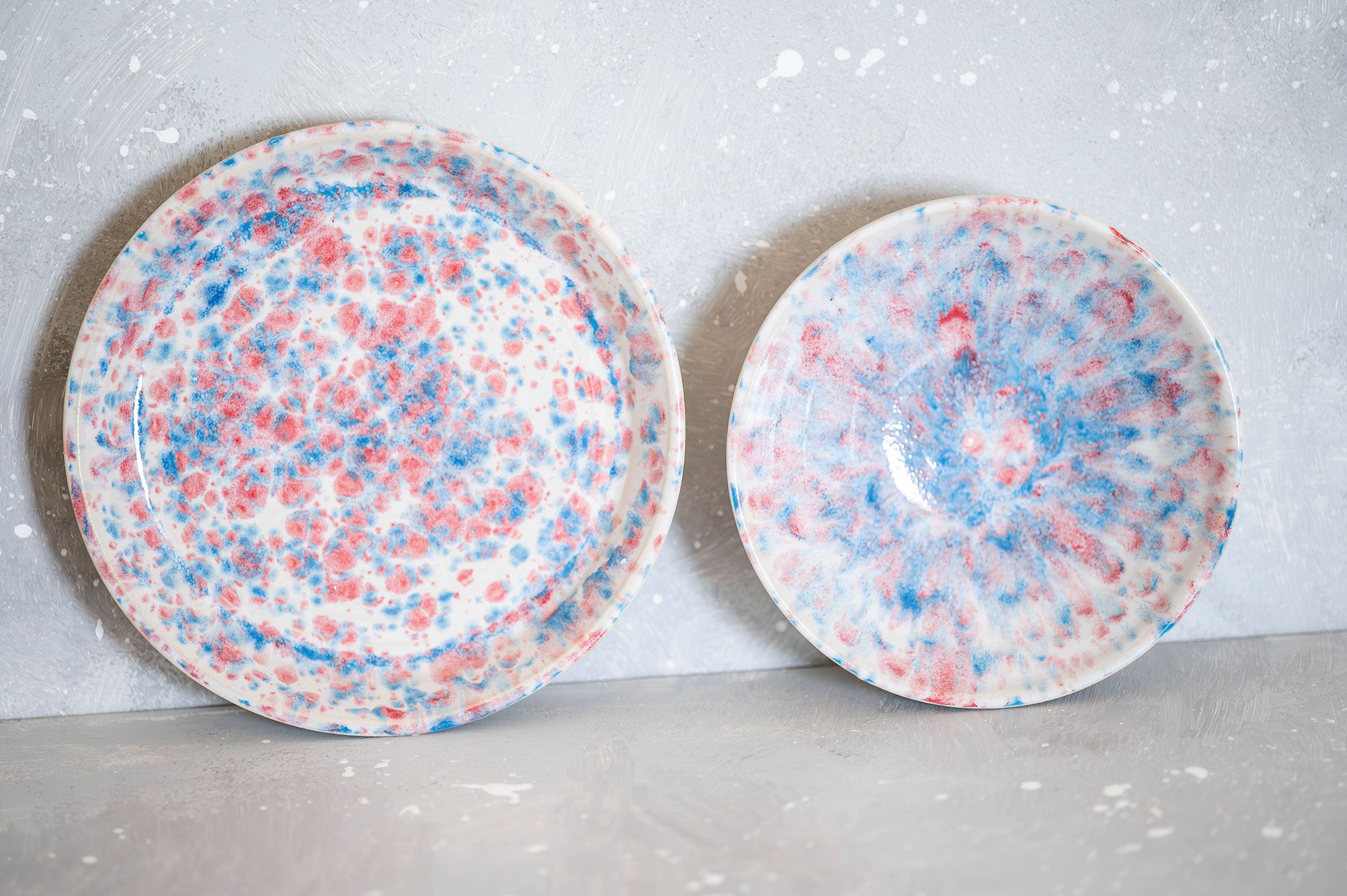Ceramiczny zestaw - Talerzyk + Miseczka - obrazek 3