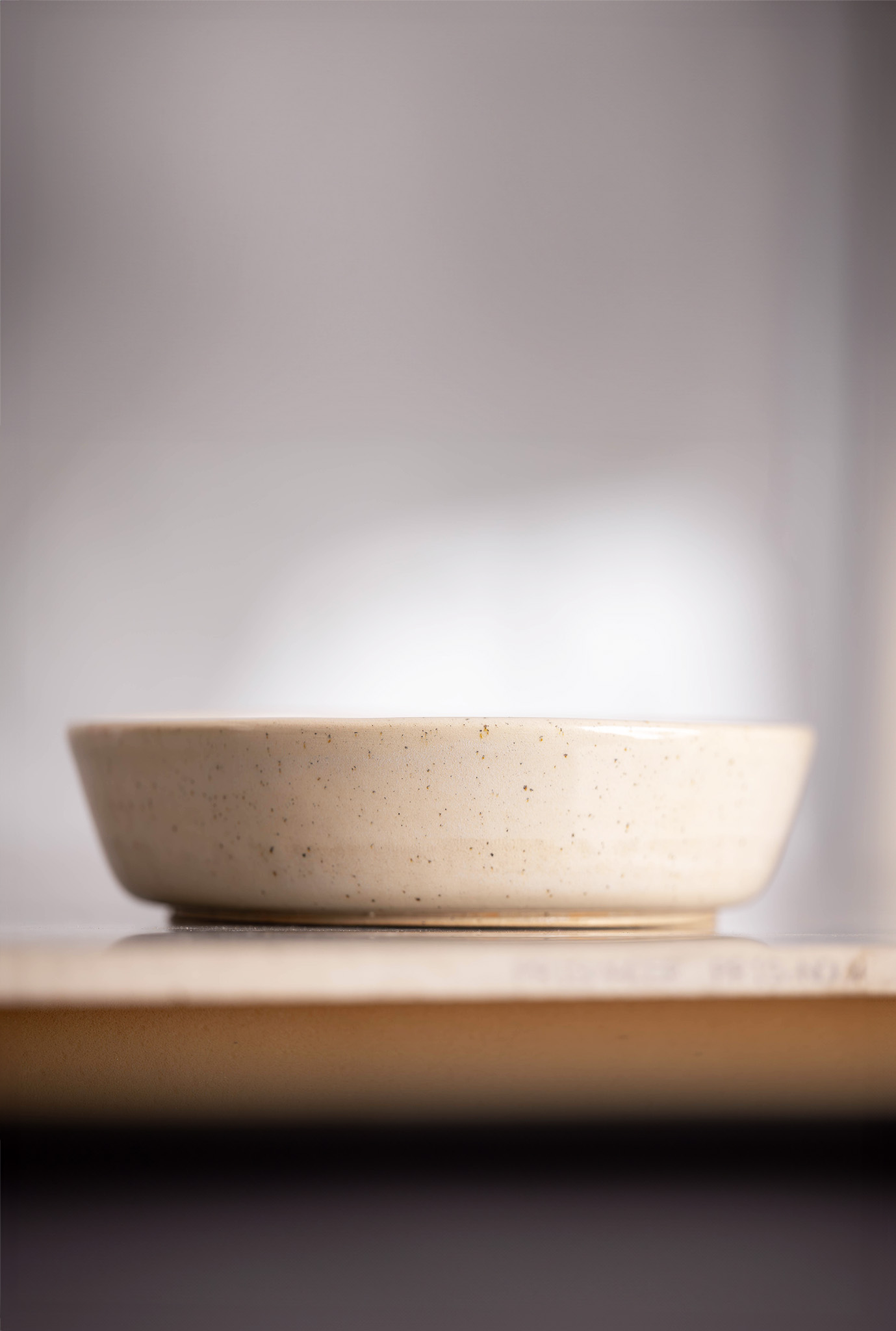 Ceramiczna miska dla psa z chartem - beżowa 600 ml - obrazek 2